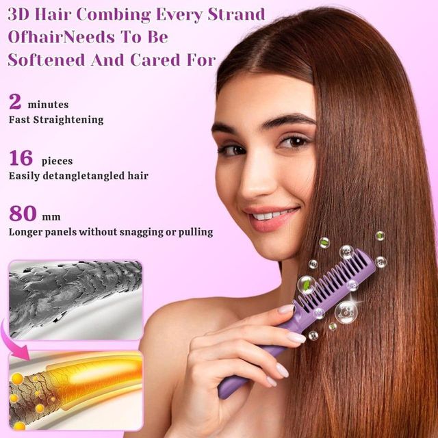 ShipAura™ Wireless Comb Hair Straightener